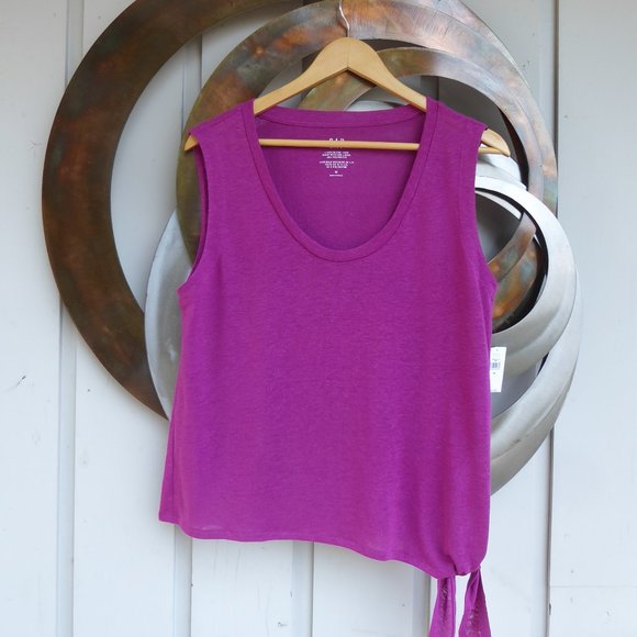 Gap Linen Blend Tank, Size M - Picture 1 of 3